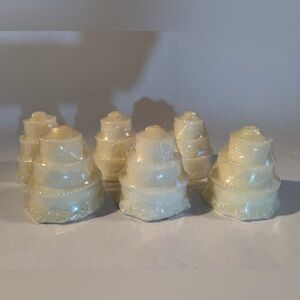 Elegant 3 Tier Wedding Cake Candles